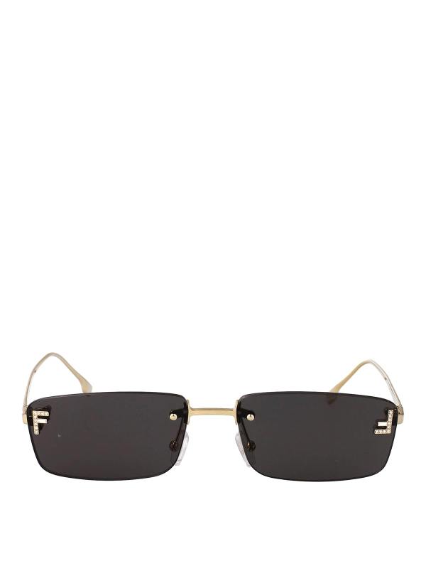 Fendi Lunettes De Soleil - Gris