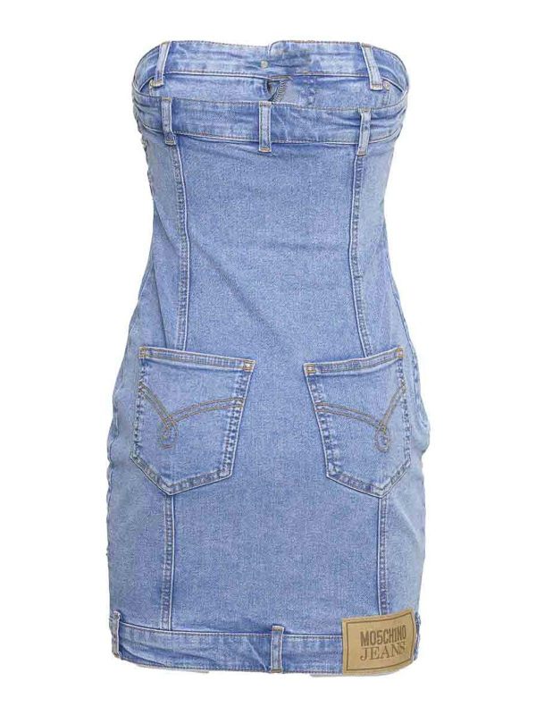 Moschino Jeans Robe Courte - Reverso