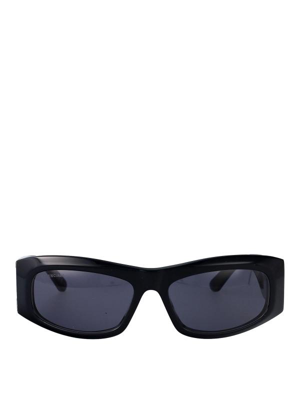 Balenciaga Lunettes De Soleil - Bleu