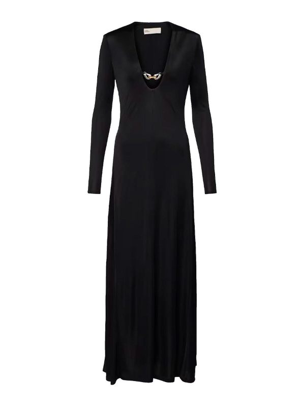 Tory Burch Robe Au Genou - Noir