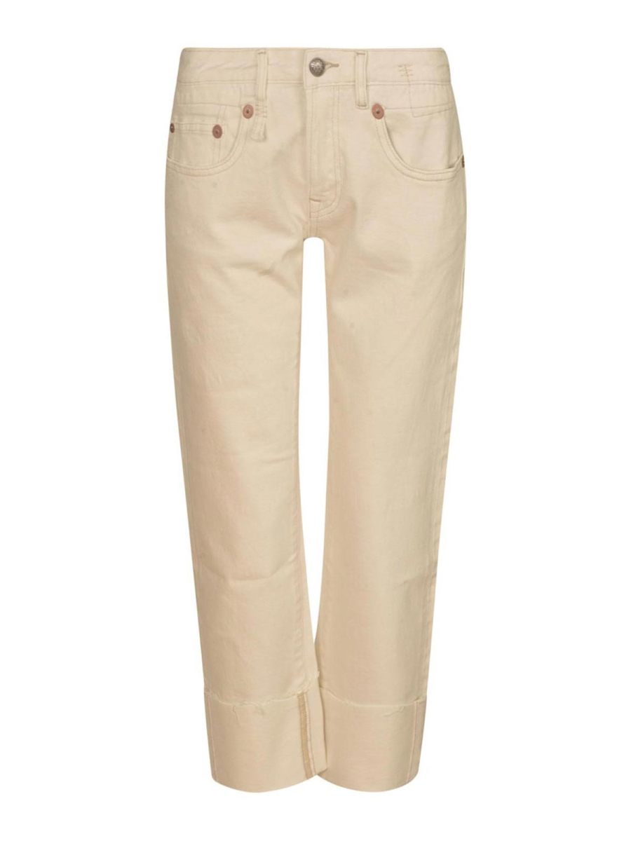 R13 Pantalons Décontractés - Blanc
