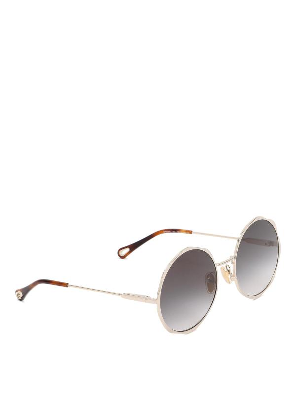 Chloe' Lunettes De Soleil - Or