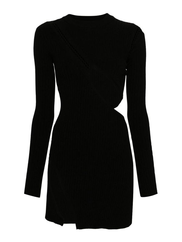 The Attico Robe Courte - Noir