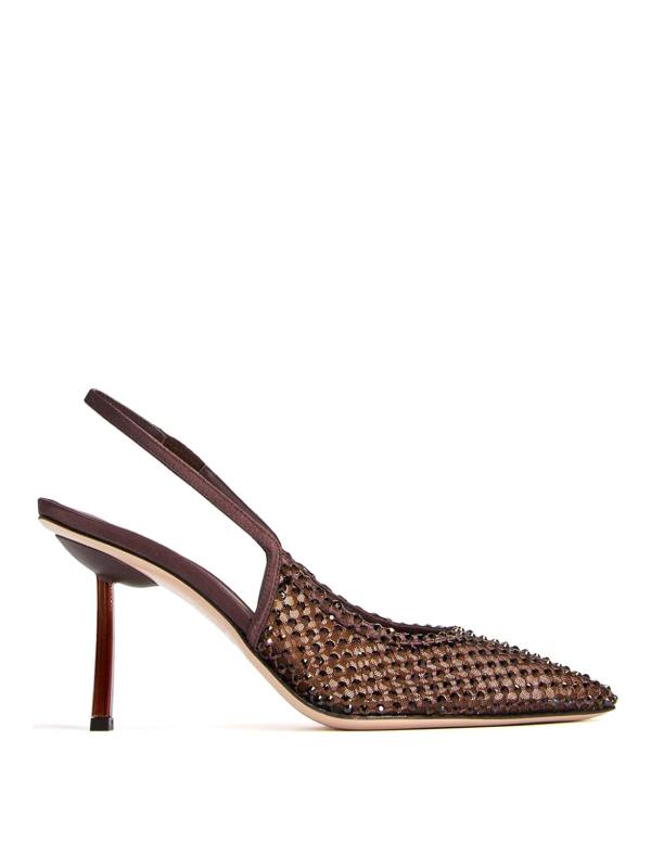 Le Silla Chaussures À Talon - Marron Foncé
