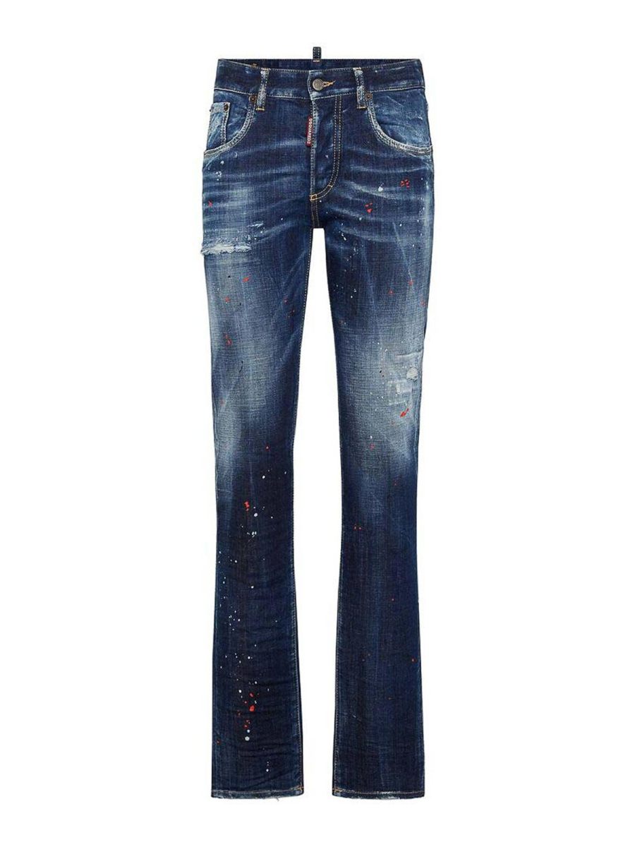 Dsquared2 Jean Bootcut - Bleu