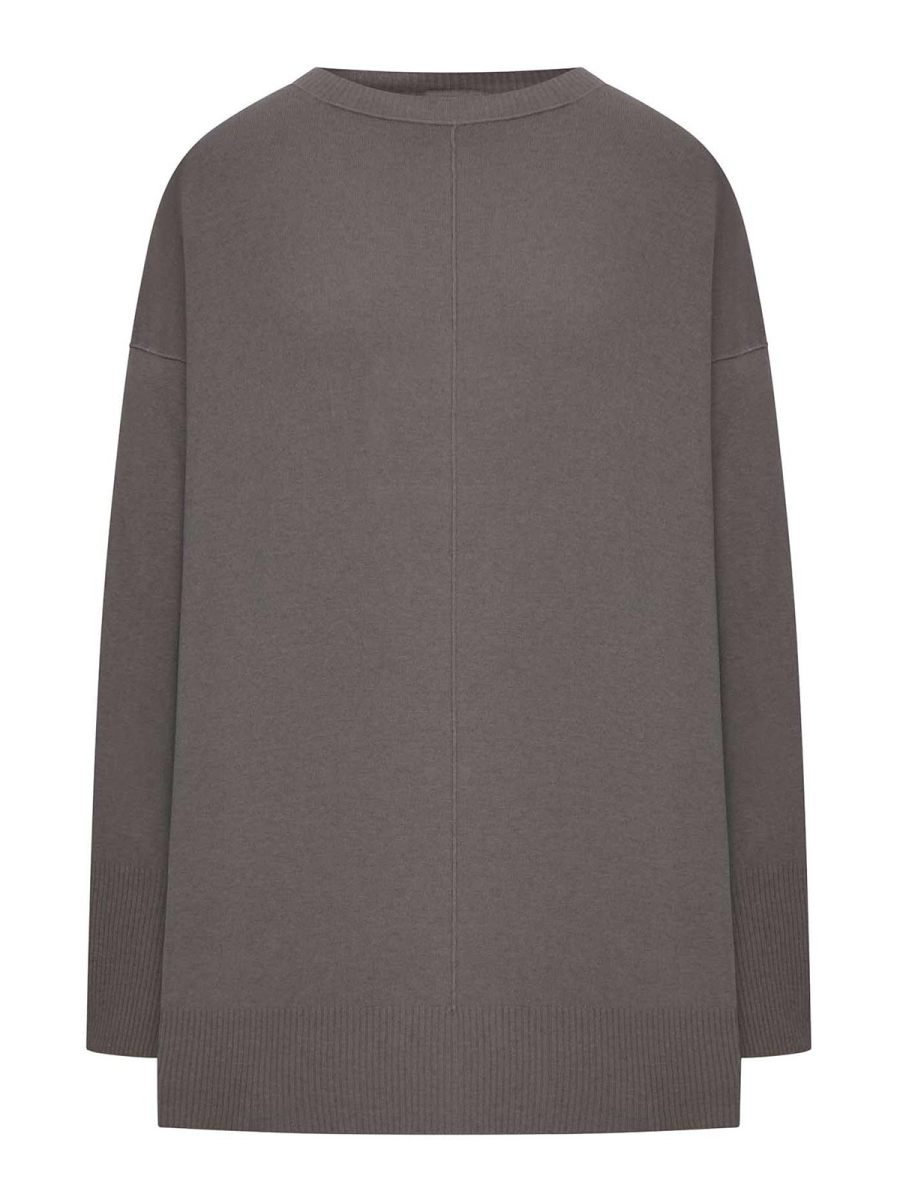 Transit Pull Col Rond - Gris