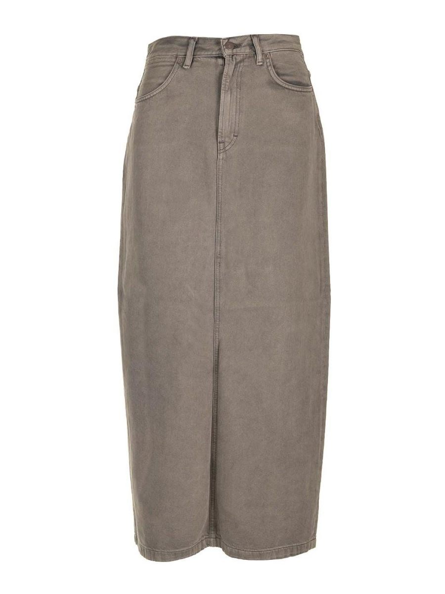 Acne Studios Jupe Midi - Gris