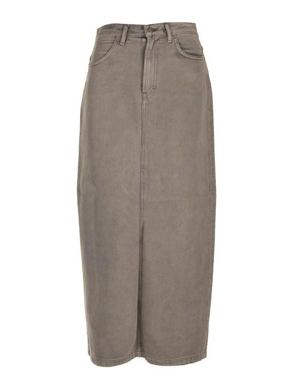 Acne Studios Jupe Midi - Gris