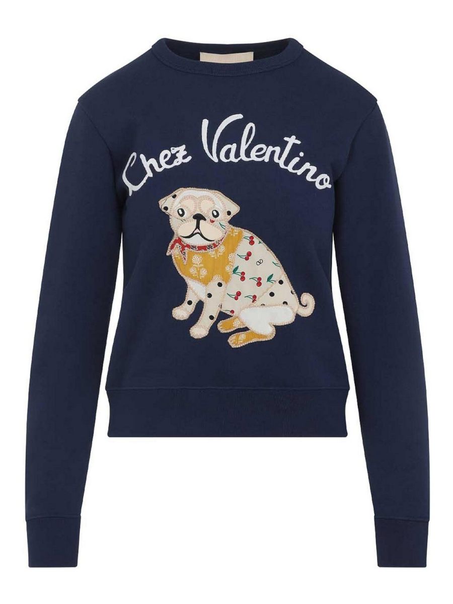 Valentino Sweat-Shirts - Bleu Foncé