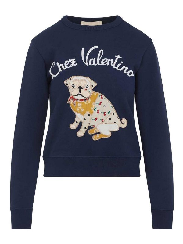 Valentino Sweat-Shirts - Bleu Foncé