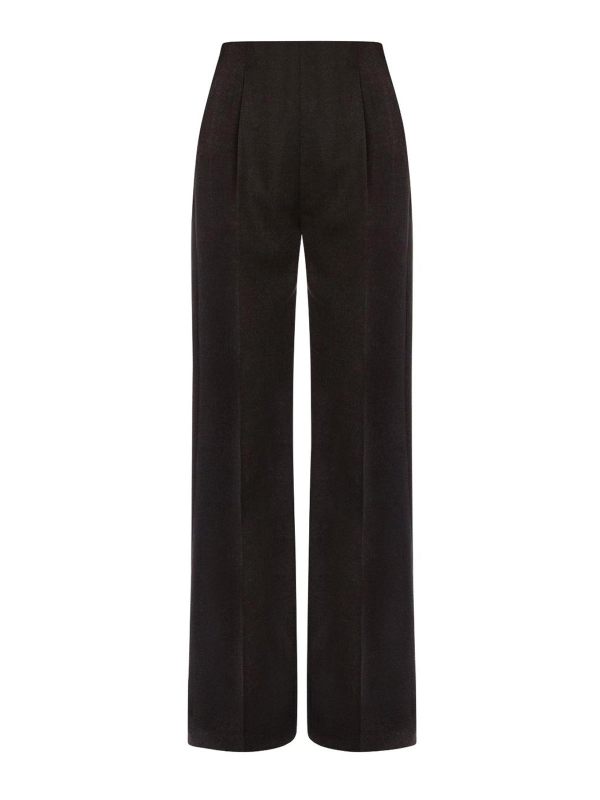 Alberta Ferretti Pantalons Décontractés - Gris
