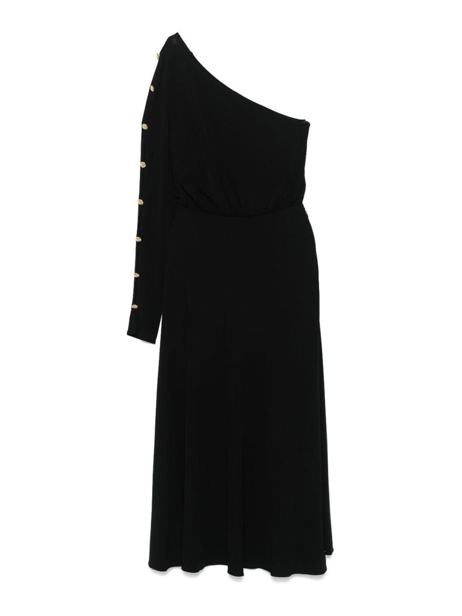 Elisabetta Franchi Robe Au Genou - Noir