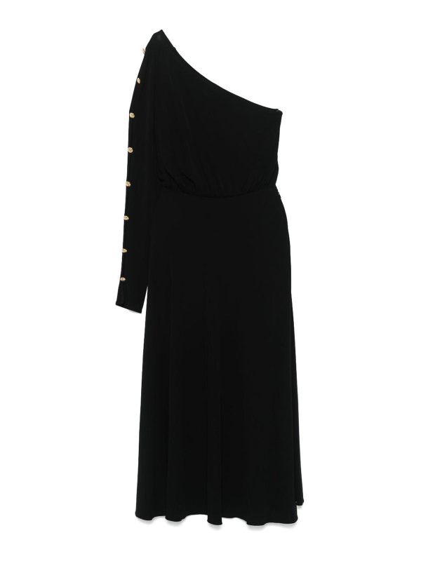 Elisabetta Franchi Robe Au Genou - Noir