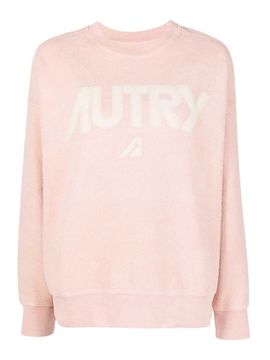 Autry Pull Col Rond - Rose