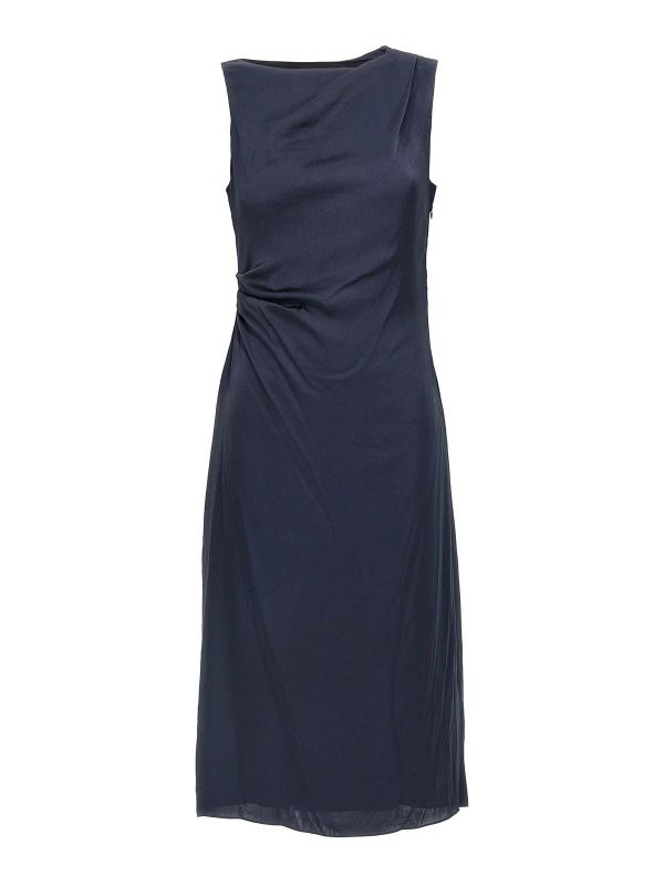 Theory Robe Au Genou - Bleu
