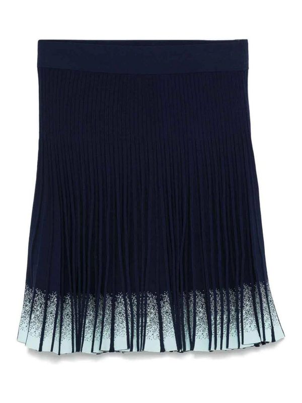 Emporio Armani Jupe Midi - Bleu