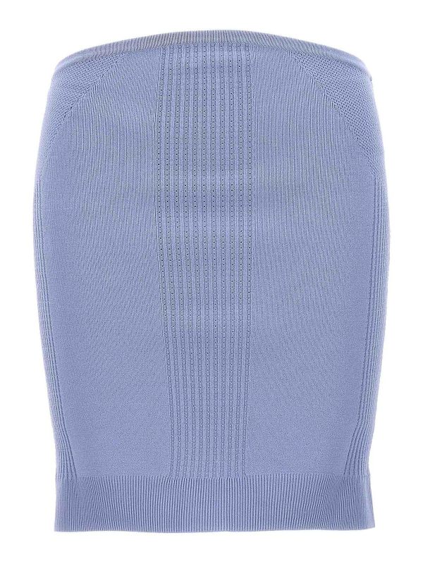 Herve Leger Jupe Midi - Bleu Clair