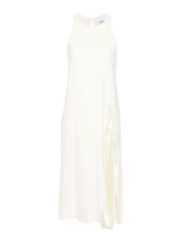 Erika Cavallini Robe Au Genou - Blanc
