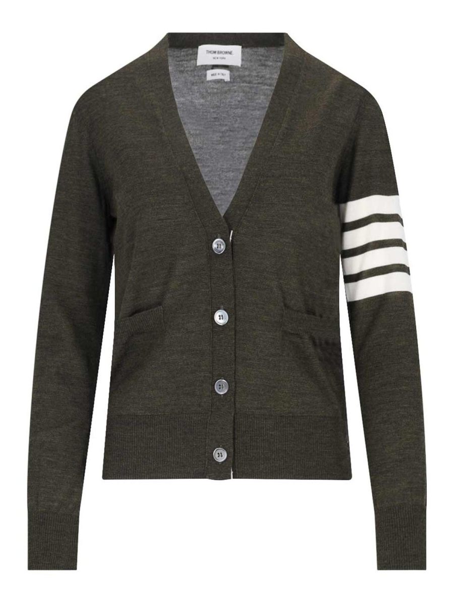 Thom Browne Cardigan - Vert