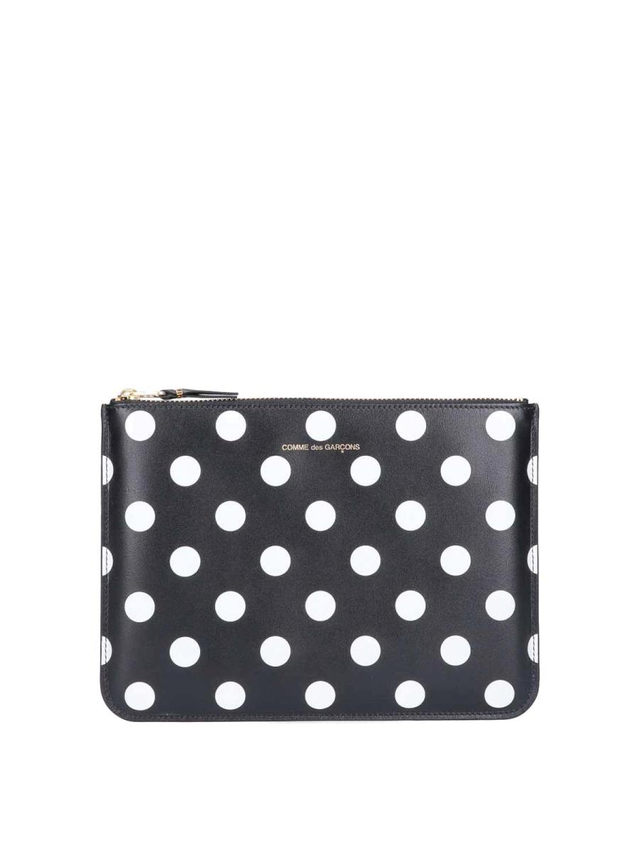 Comme Des Garcons Portefeuilles - Noir