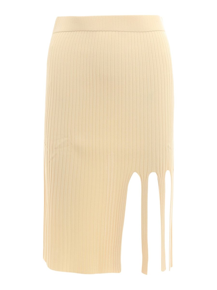 K Krizia Mini Jupe - Jaune