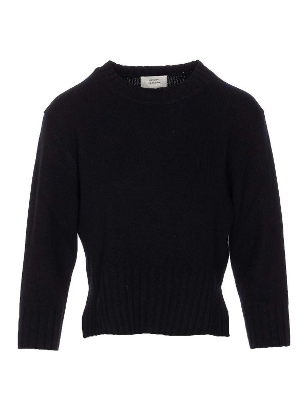 Loulou Studio Pull Col Rond - Noir