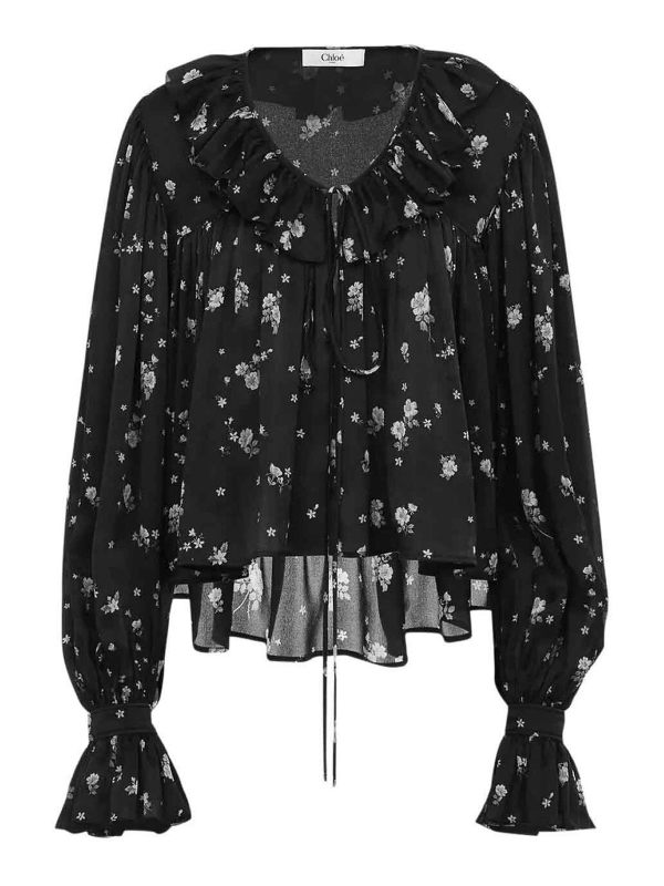 Chloe' Blouse - Noir