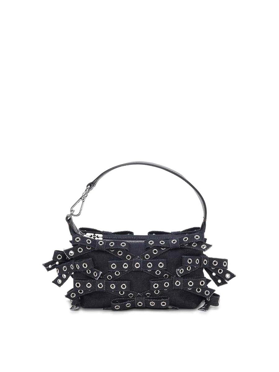Ganni Sac Bandoulière - Bleu