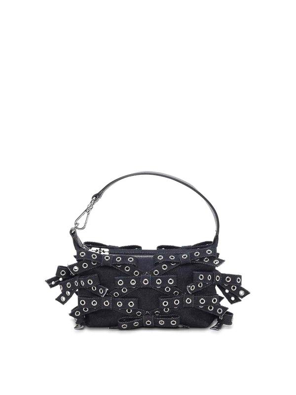 Ganni Sac Bandoulière - Bleu