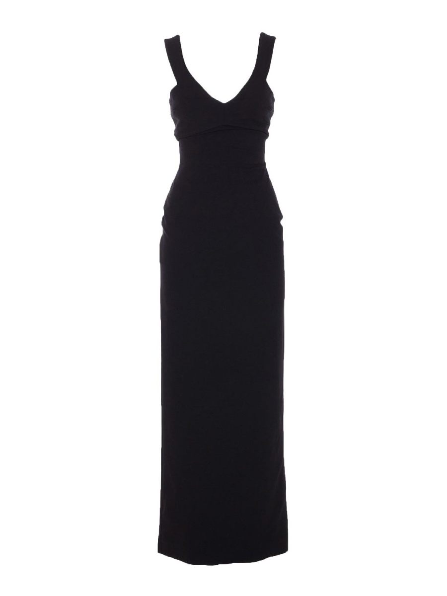 Solace London Maxi Robe - Noir