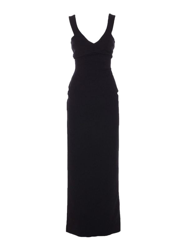 Solace London Maxi Robe - Noir