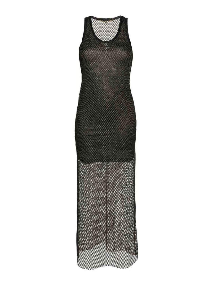 Palm Angels Maxi Robe - Noir