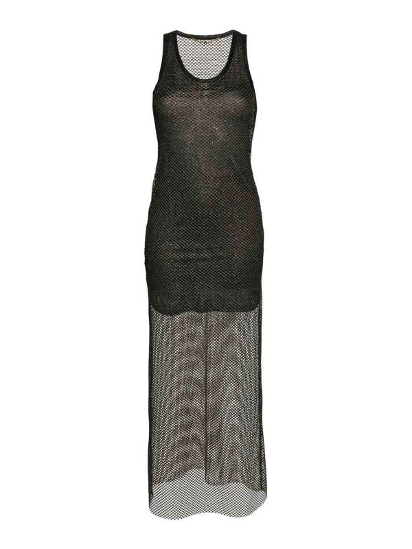 Palm Angels Maxi Robe - Noir