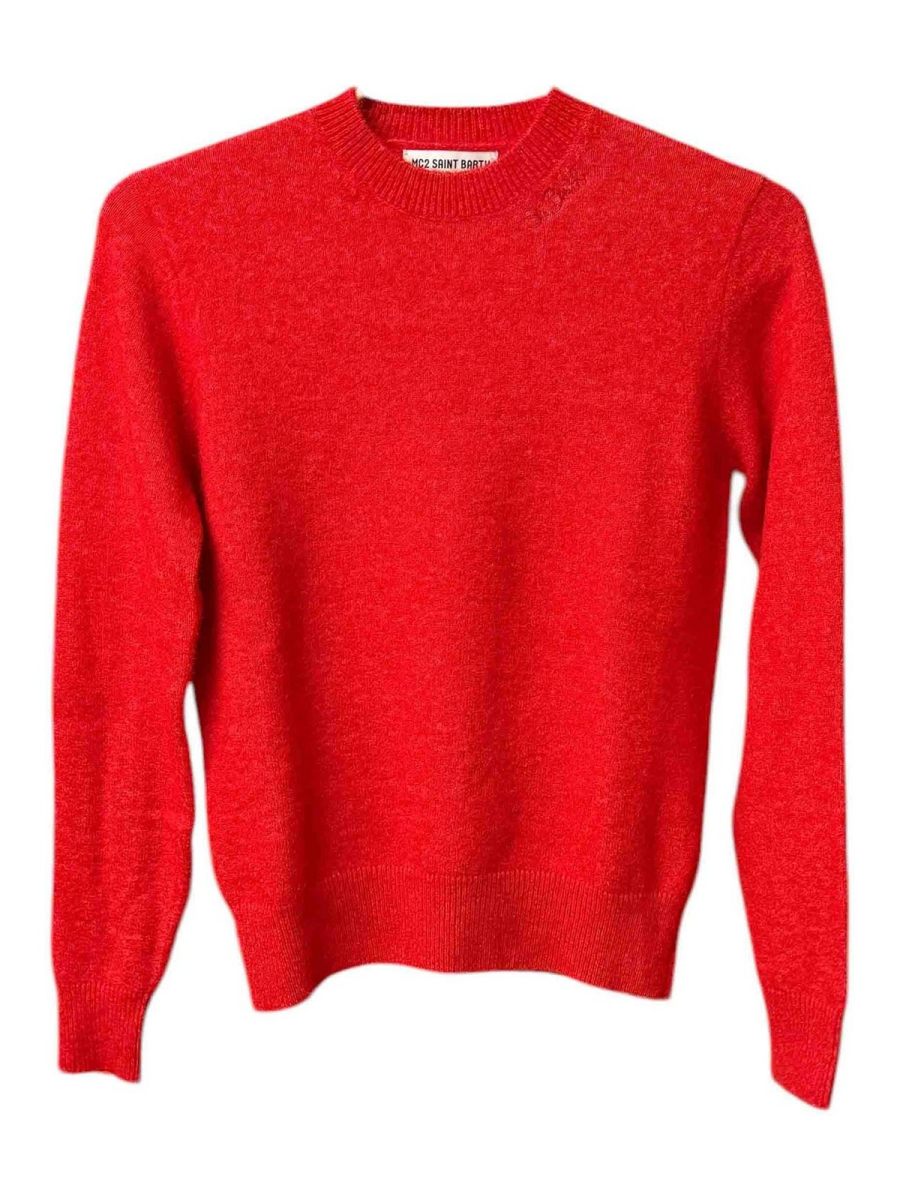 Mc2 Saint Barth Pull Col Roulé - Rouge