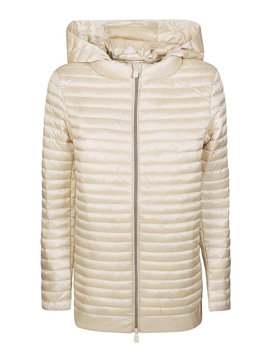 Save the Duck Parka - Blanc