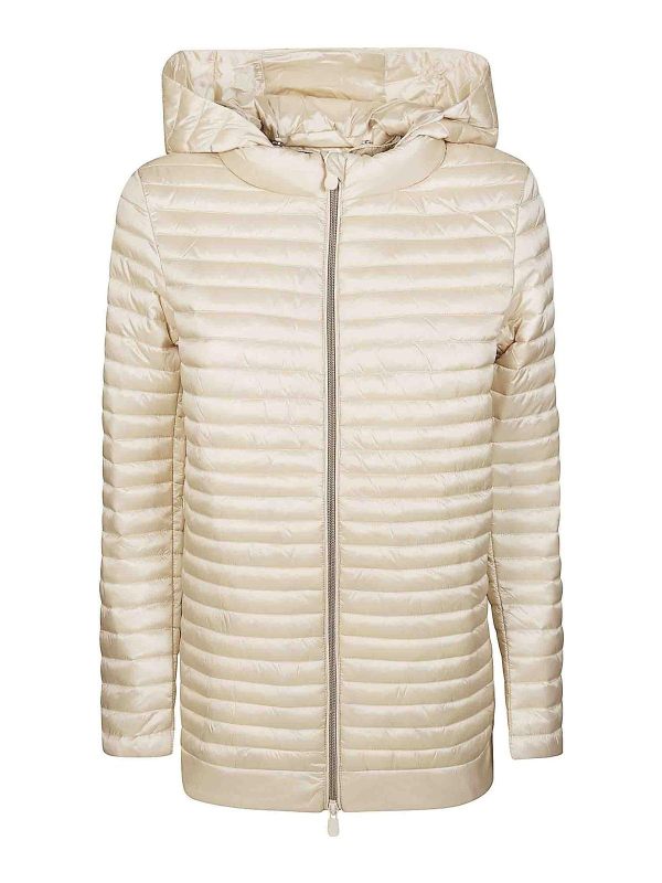 Save the Duck Parka - Blanc