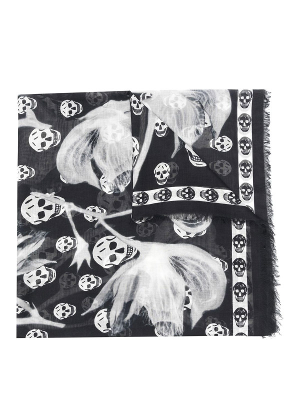 Alexander Mcqueen Écharpe - Noir