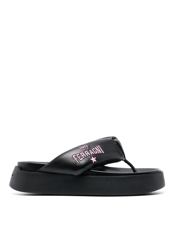 Chiara Ferragni Tongs - Noir