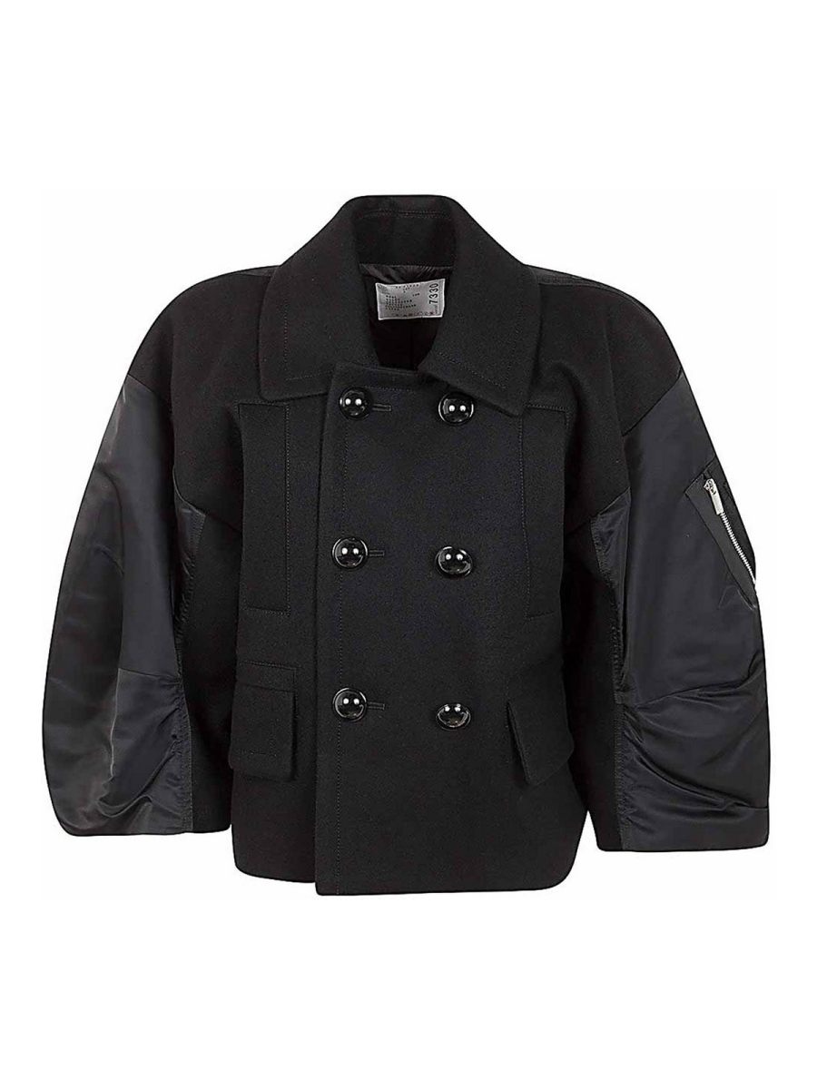 Sacai Veste Casual - Noir