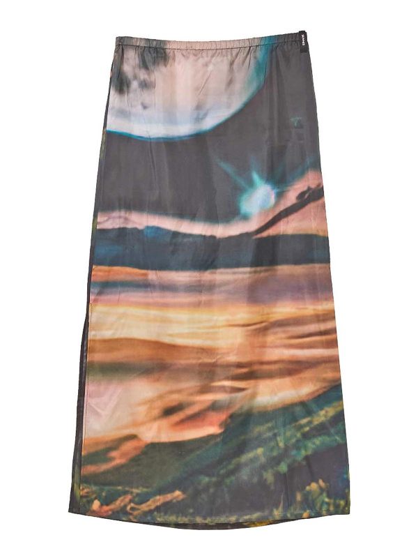 Sunnei Jupe Longue - Multicolore