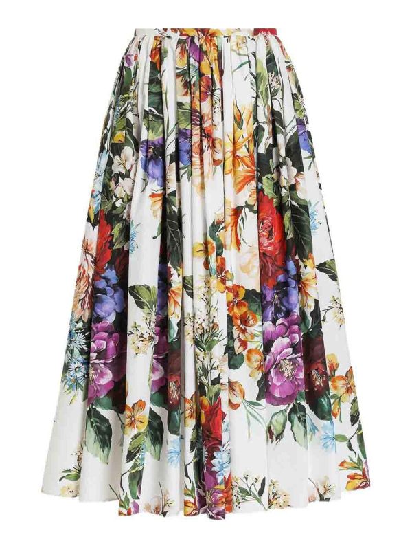 Dolce & Gabbana Jupe Midi - Blanc