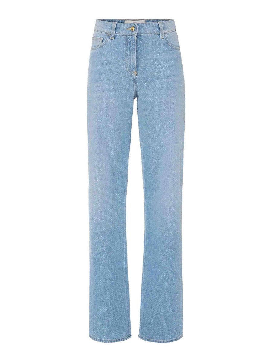 Elisabetta Franchi Jean Droit - Bleu Clair