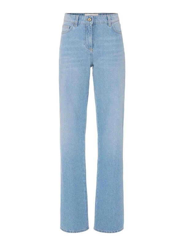 Elisabetta Franchi Jean Droit - Bleu Clair