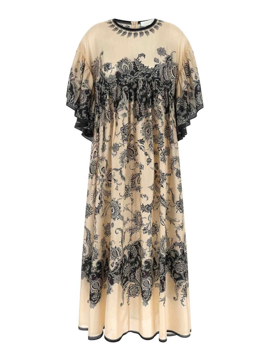 Zimmermann Maxi Robe - Blanc