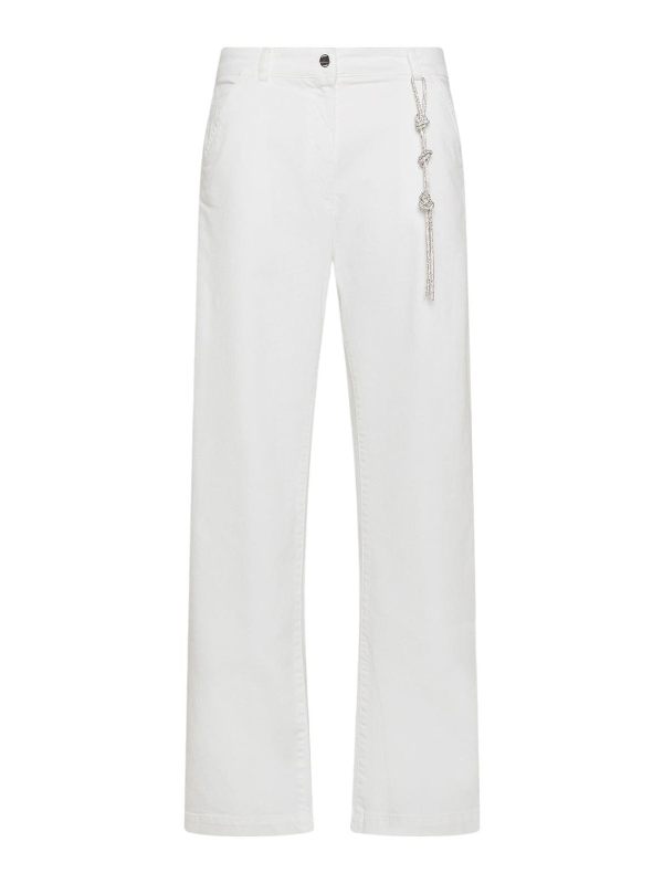 Seventy Pantalons Décontractés - Blanc