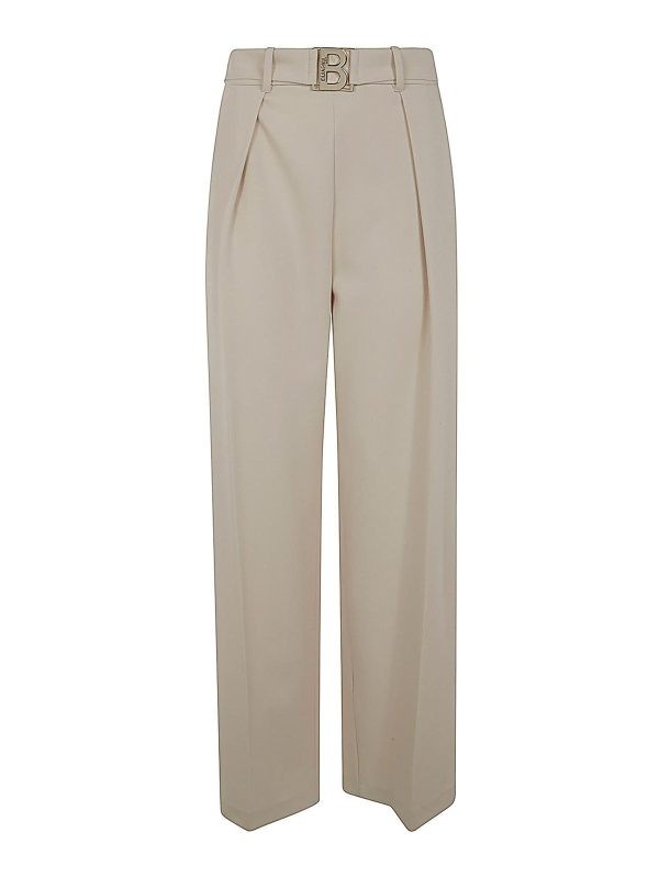 Blugirl Pantalons Décontractés - Blanc