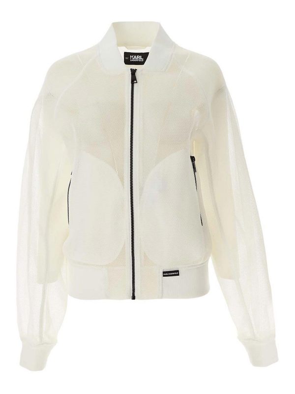 Karl Lagerfeld Bomber - Blanc