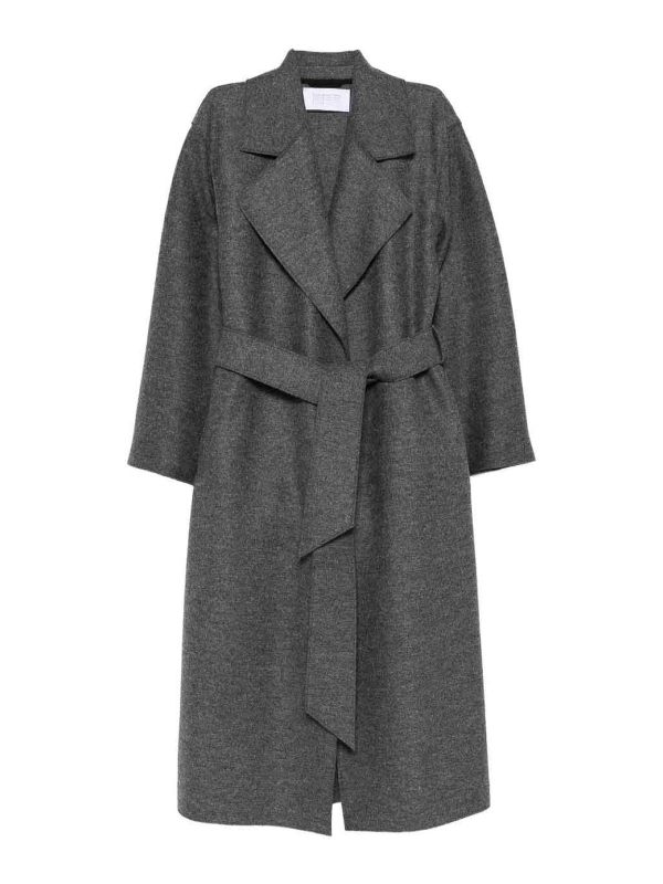 Harris Wharf London Manteau Court - Gris