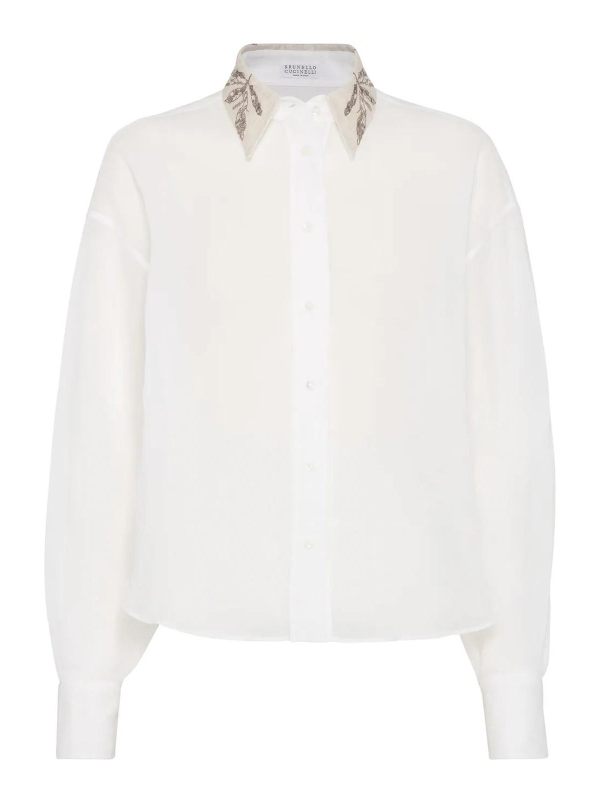 Brunello Cucinelli Chemise - Blanc