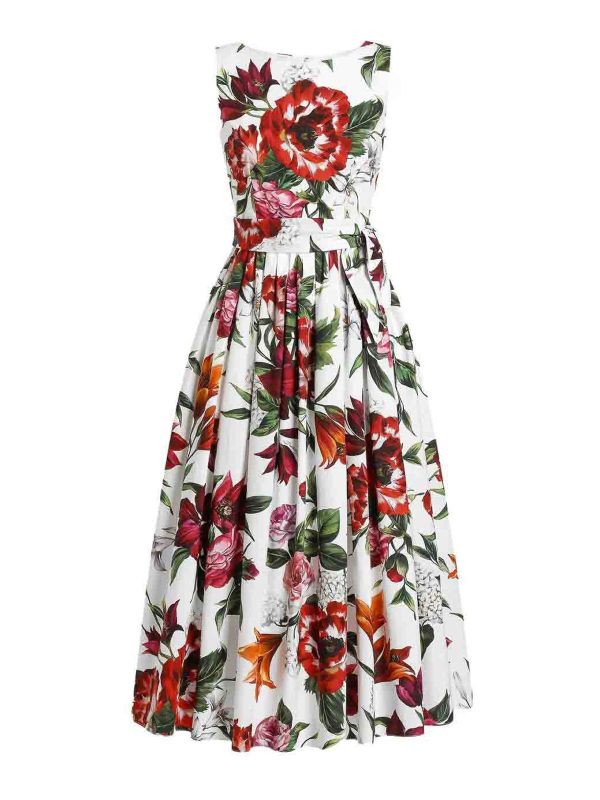 Dolce & Gabbana Robe Au Genou - Multicolore